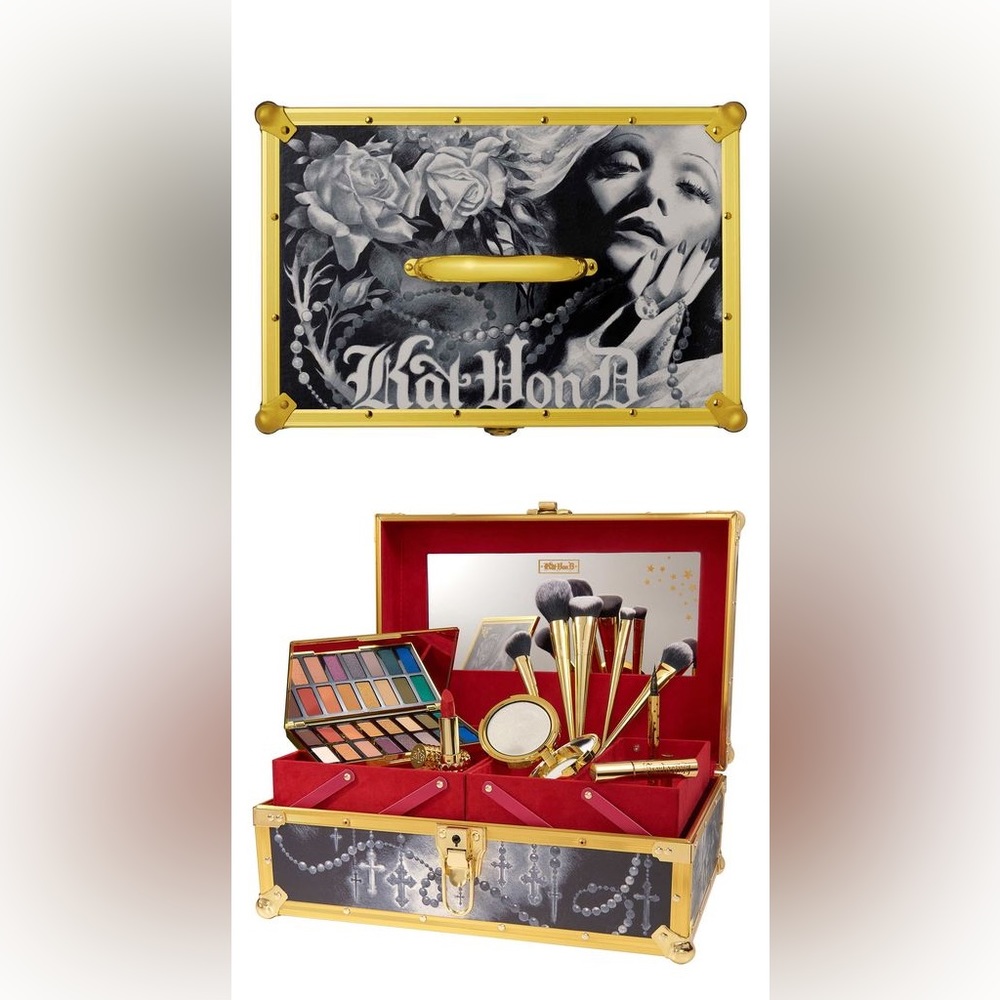 Kat Von D 10th Anniversary makeup case